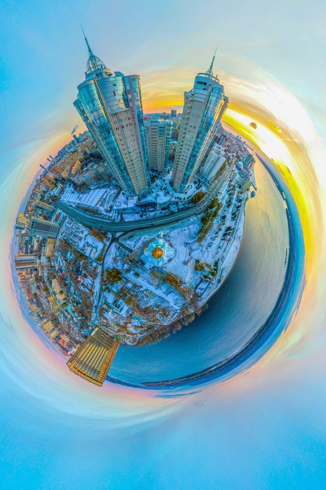 Городской закат