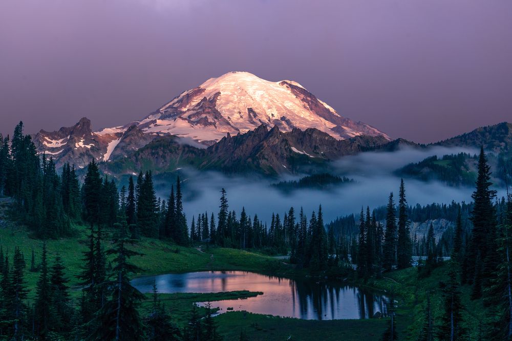 Tipsoo Lake and Mt. Rainier
