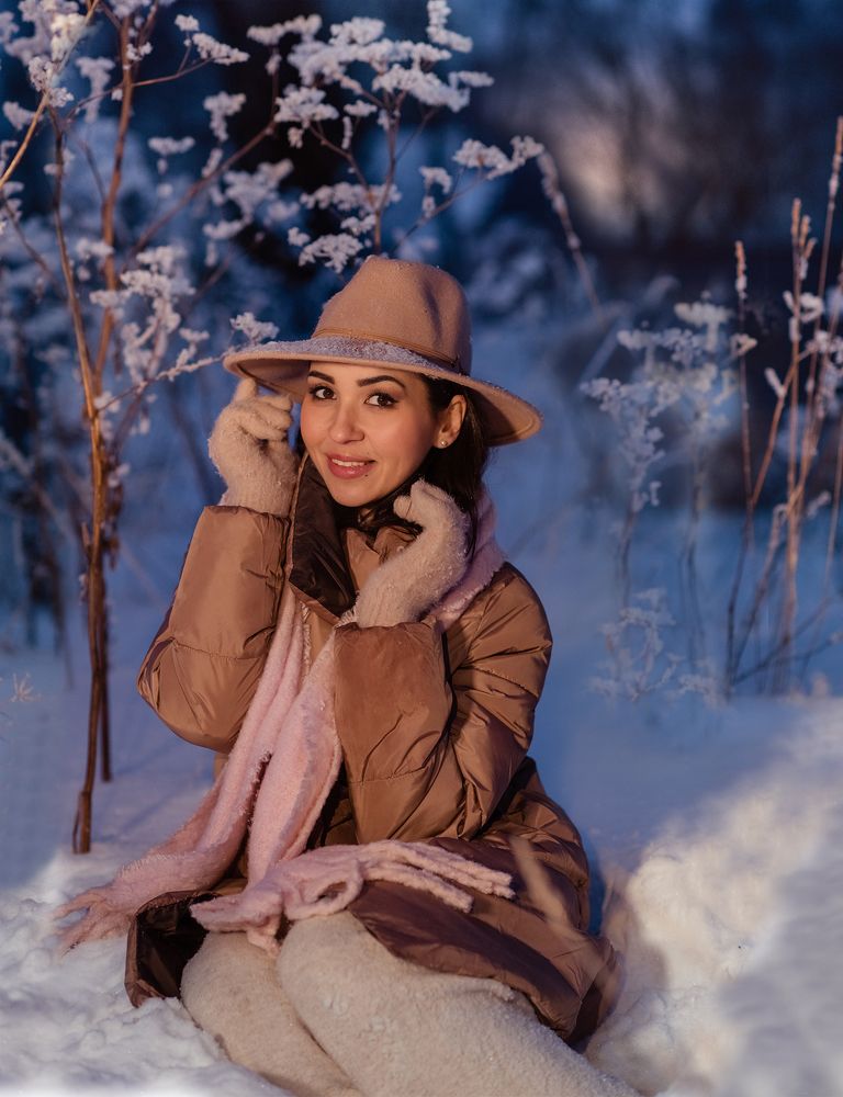 Зимний вечер в поле...