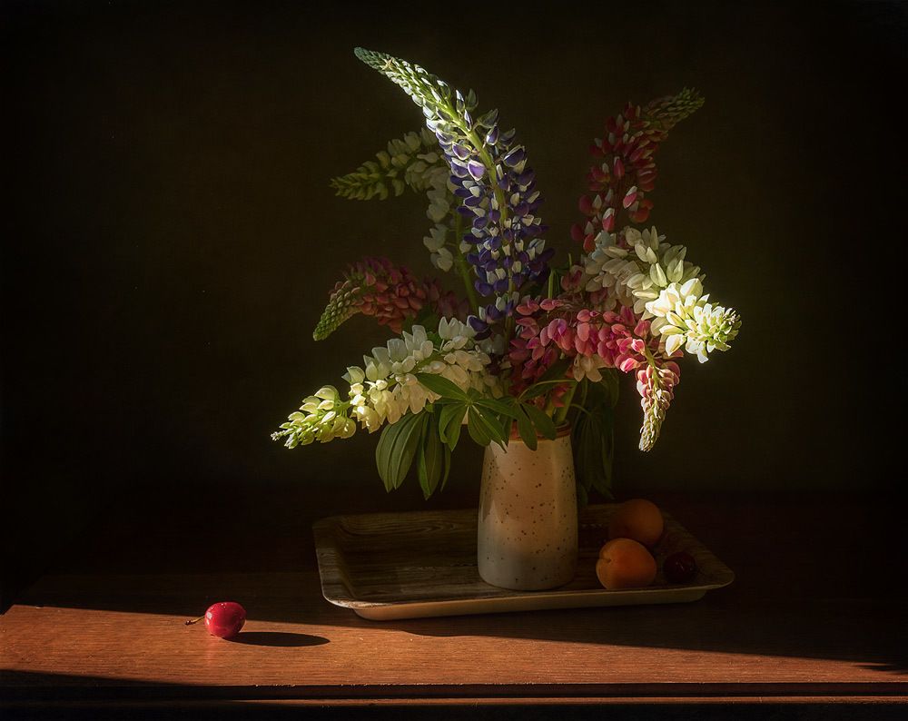 В лучах заходящего солнца