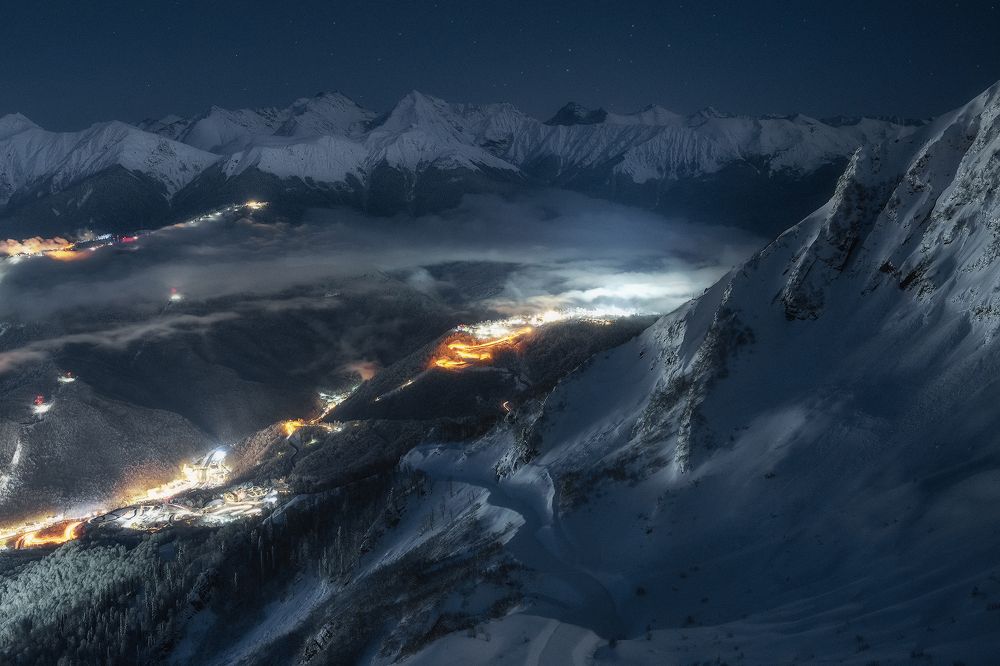 Ночь над Красной Поляной