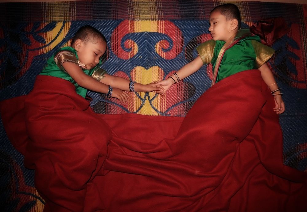 Cousin Sisters Sleeping