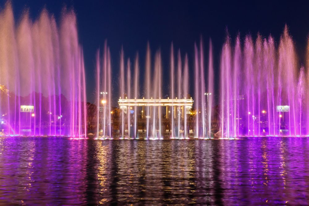 Фонтан в Парке Горького. Лето 2020 г.