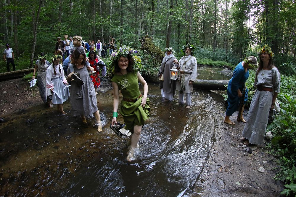 Shortest night celebration Baltic traditions