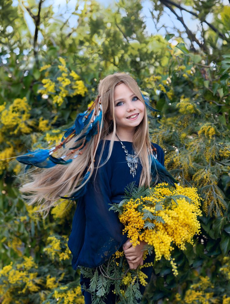 Прогулка по садам мимозы.Mimosa garden promenade