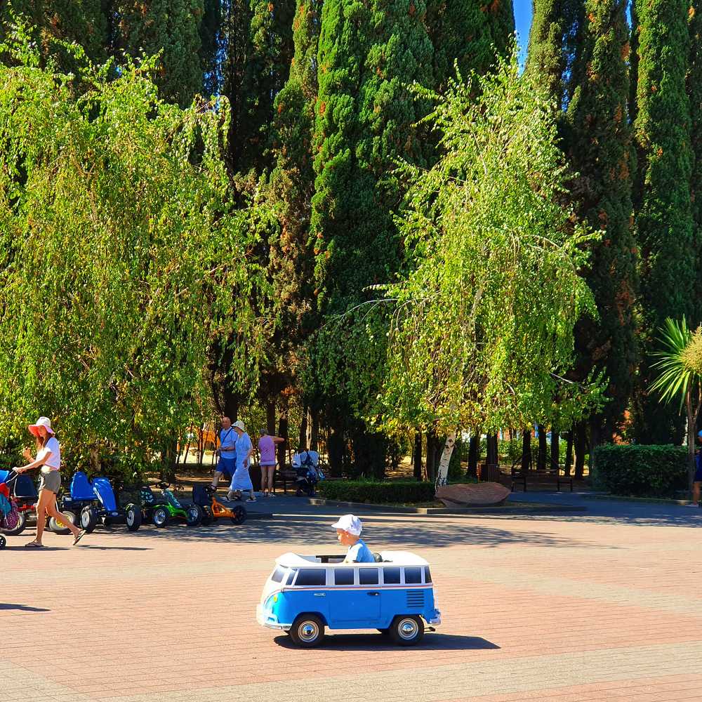 В детском парке.
