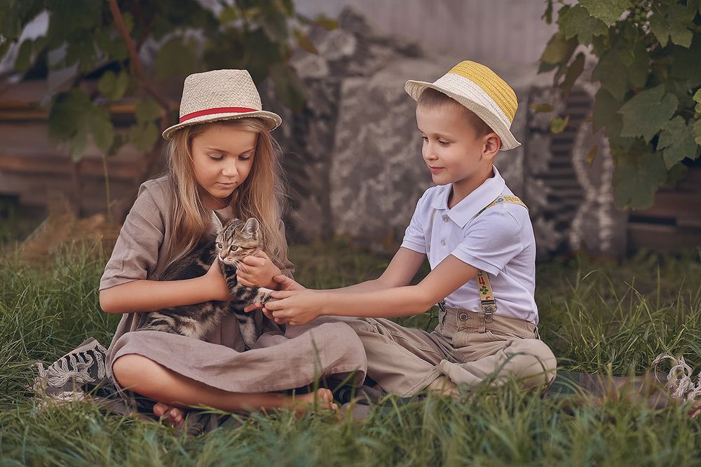 На прогулке