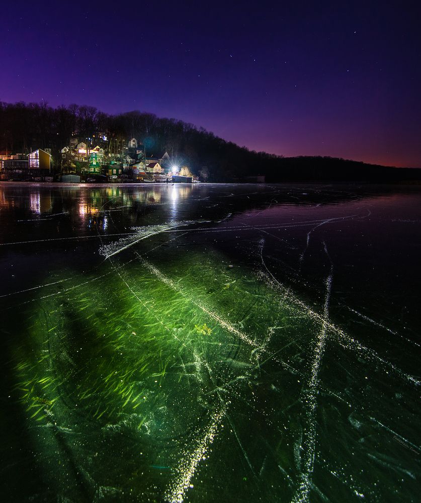 Рыбачий посёлок, Большая медведица и огромный рыбный косяк под толщей льда