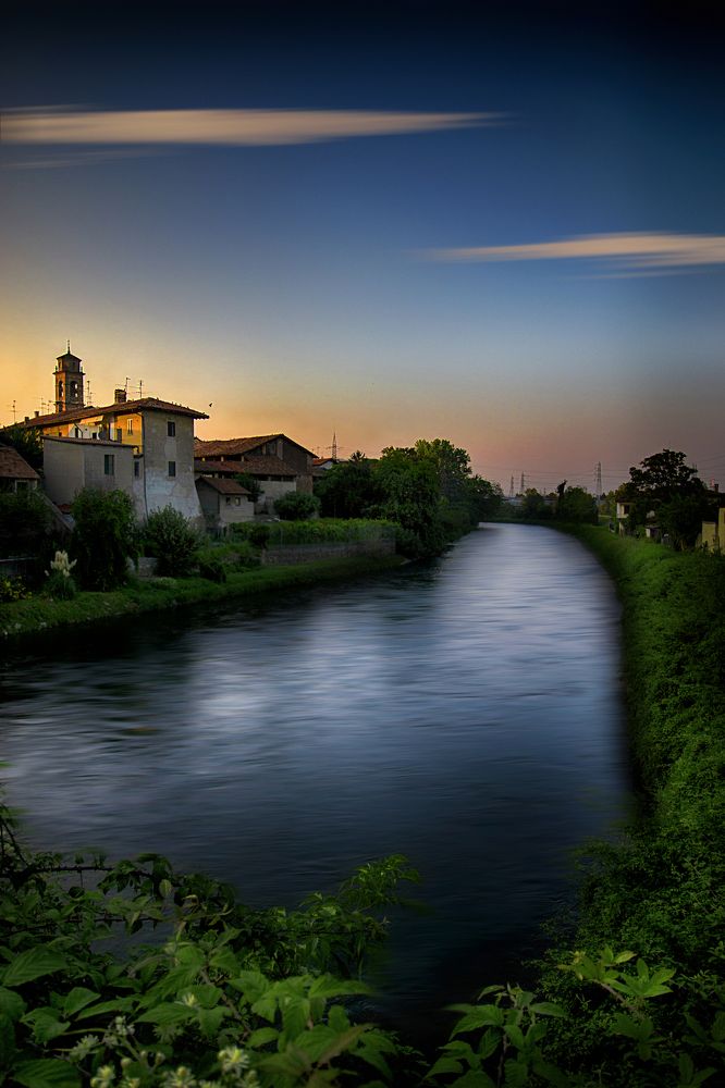 The first sunset after lockdown - long exposure