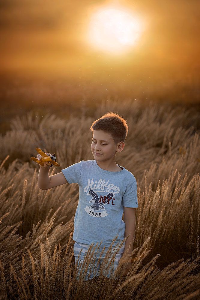 Jugar en la hora dorada.