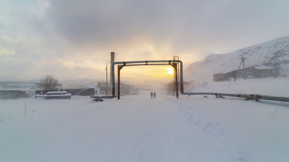 Двое во время зимы