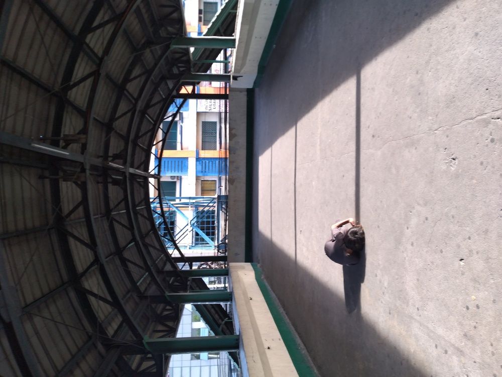 Sleeping above under a roof