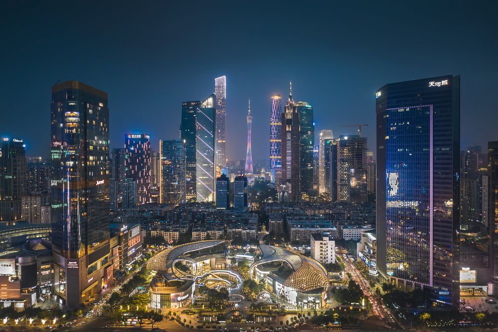 Night view of the city