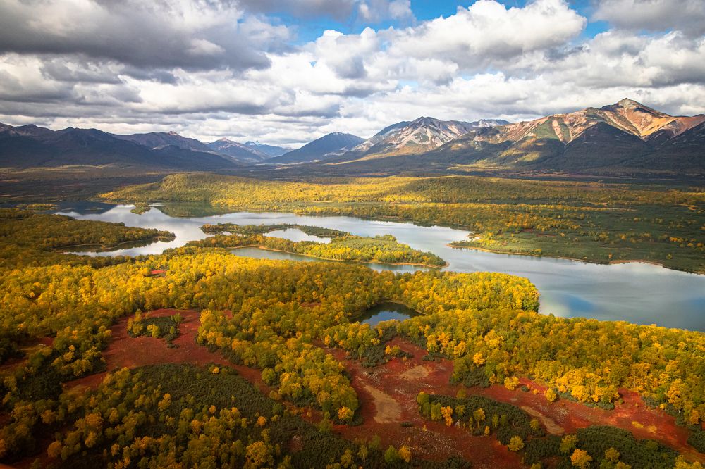 Камчатка с высоты птичьего полета
