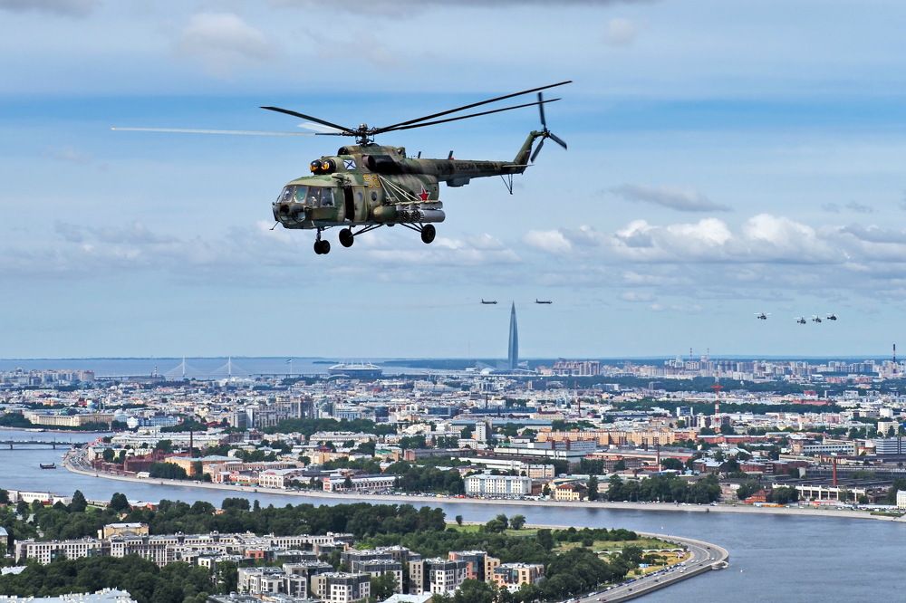 Морская авиация над Санкт-Петербургом