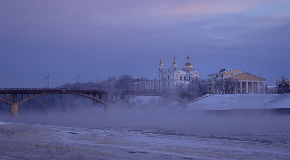 Морозный Витебский рассвет.