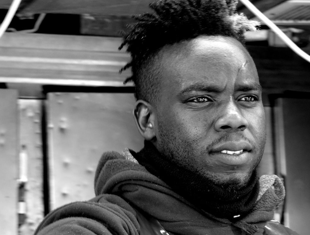 The face of determination