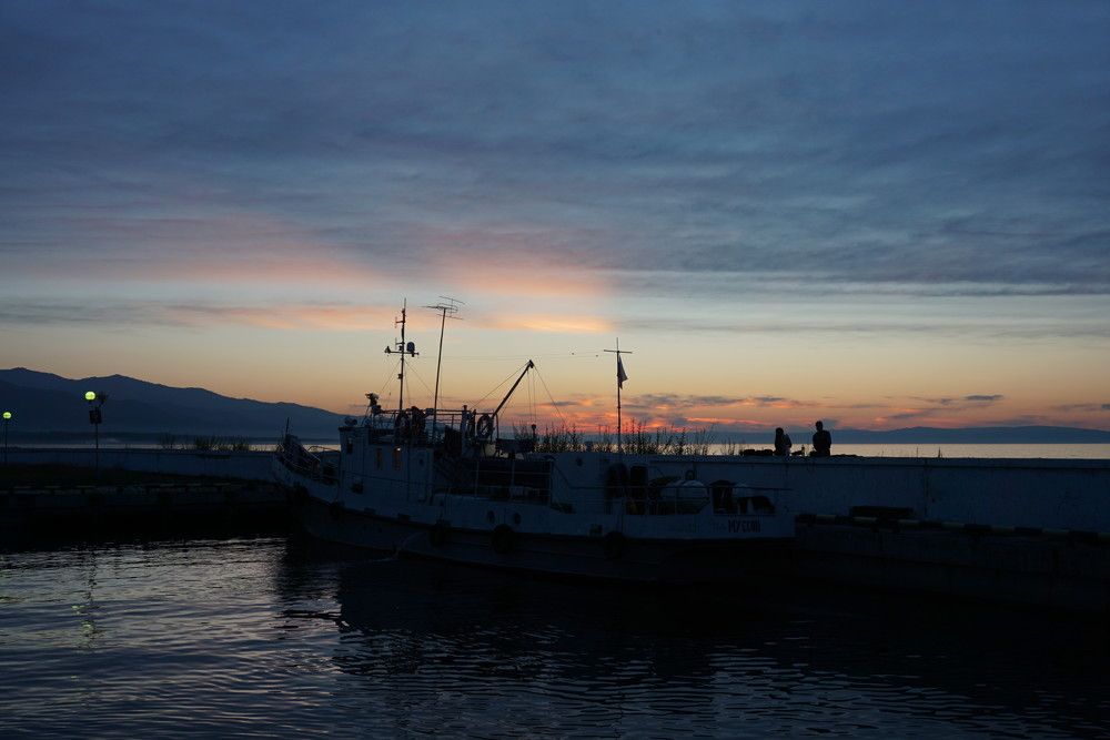 Закат на Байкале