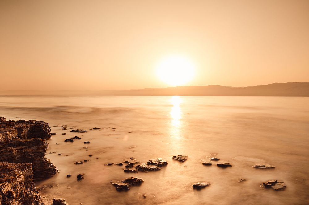 Sunrise at the Dead Sea