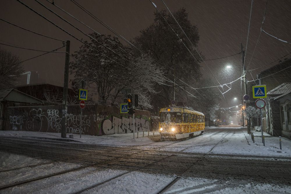 Ночной трамвай...