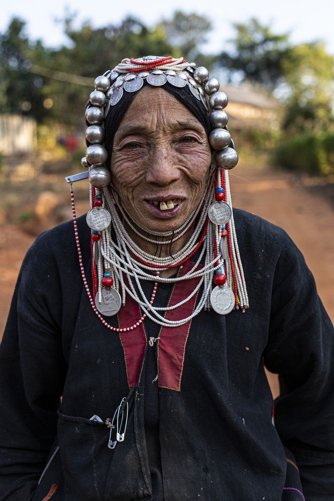 Burmese Akha woman