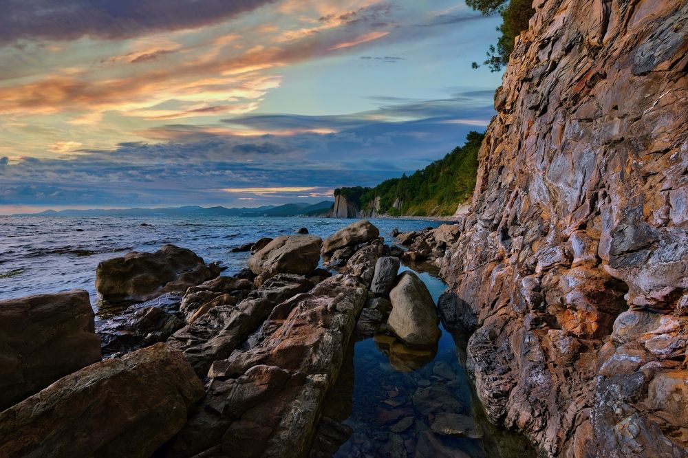 Солёный берег.