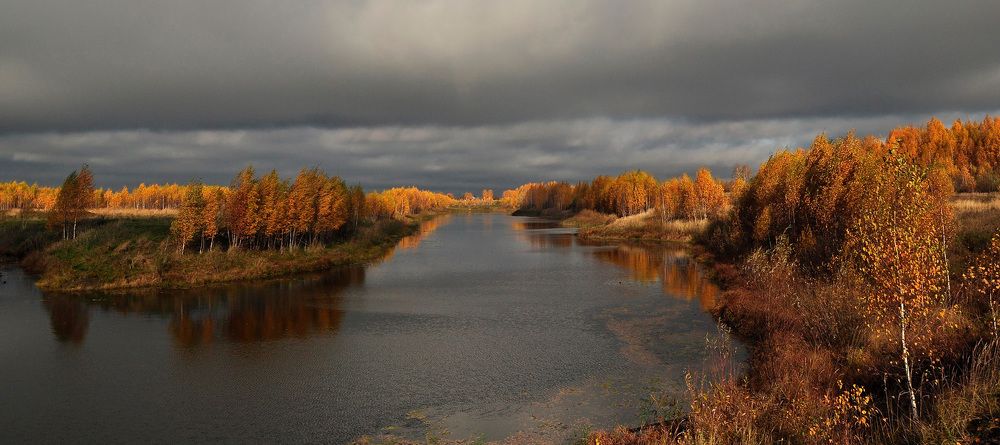 Уж осень тучи надвигает