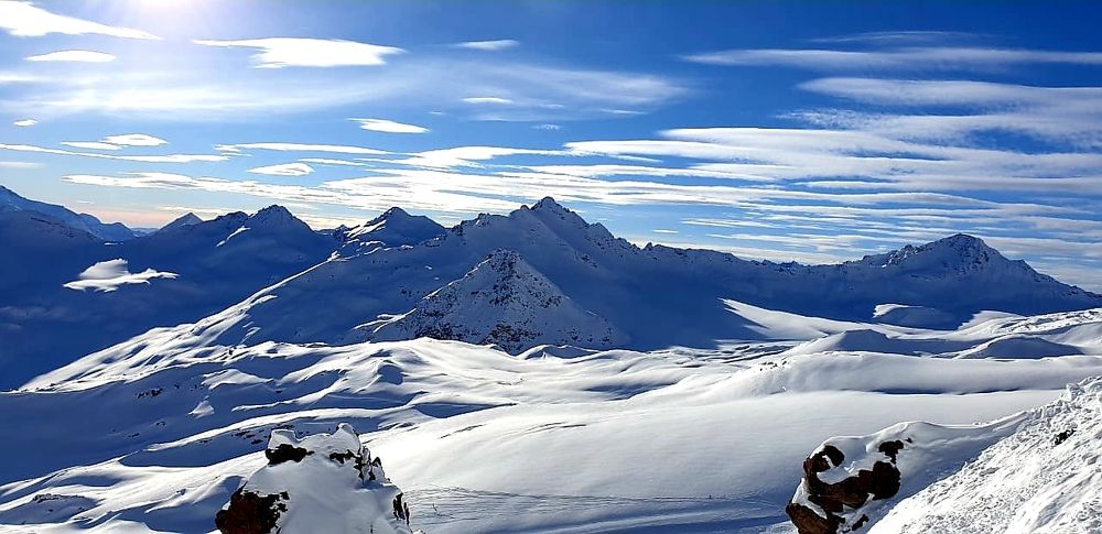 На высоте 3500 метров. Домбай.