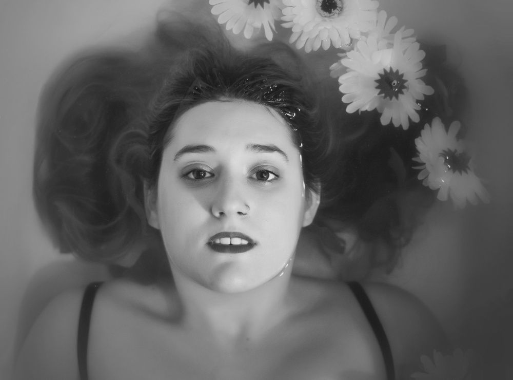 Portrait in the bathtub