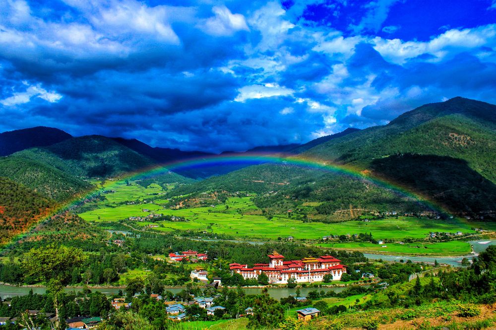 Most beautiful fortress in Bhutan