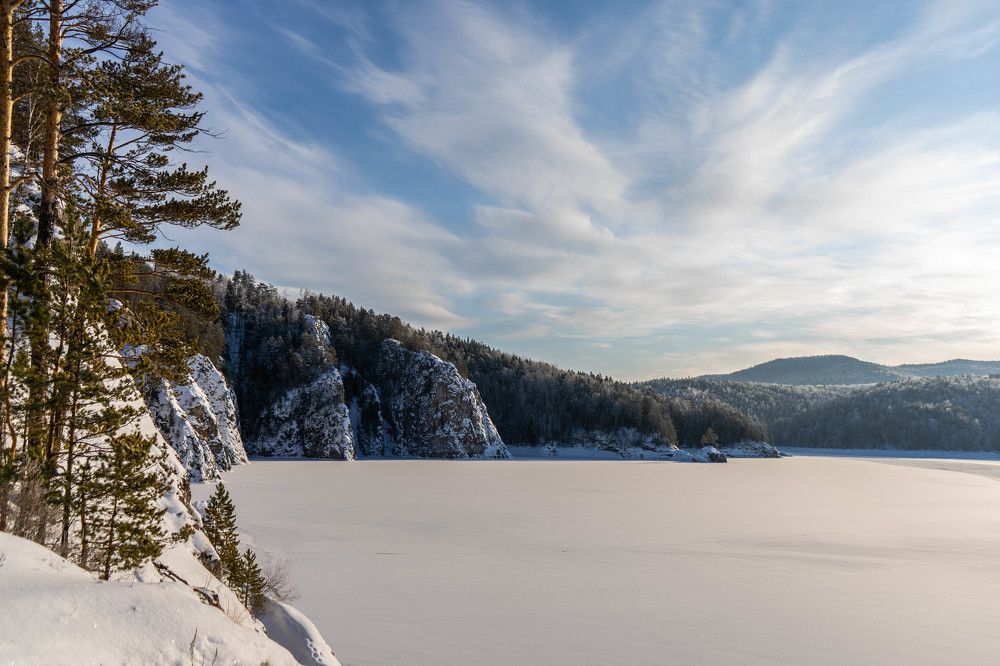 Безымянный мыс, Бирюсинский залив