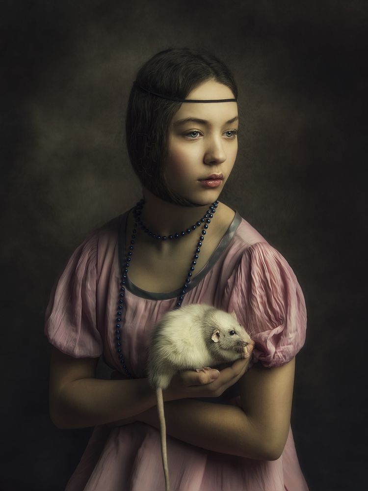 Karolcia with Zgredek