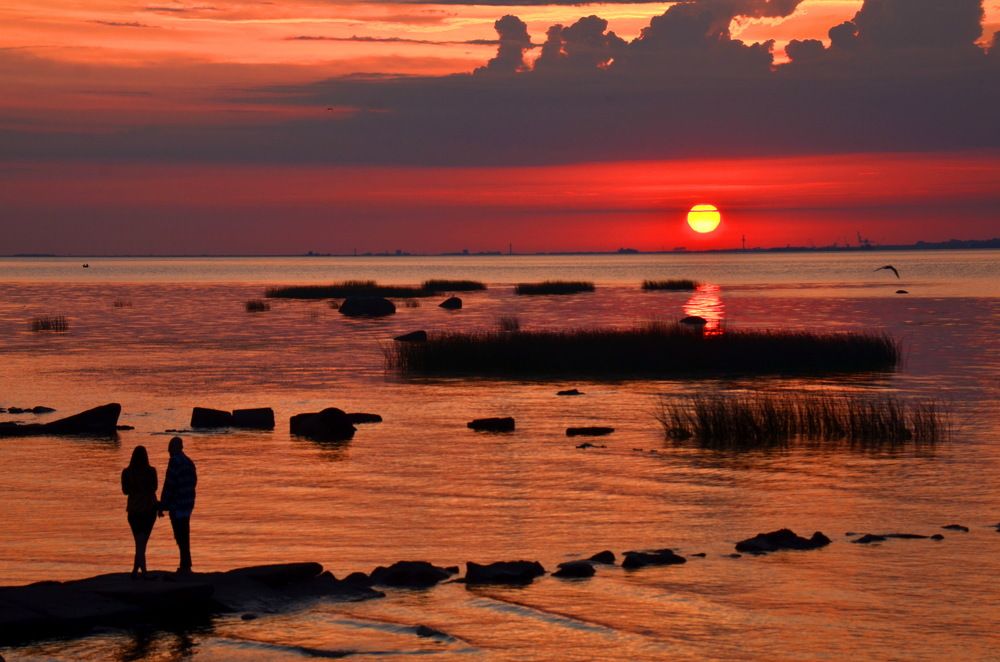 Провожая солнце.