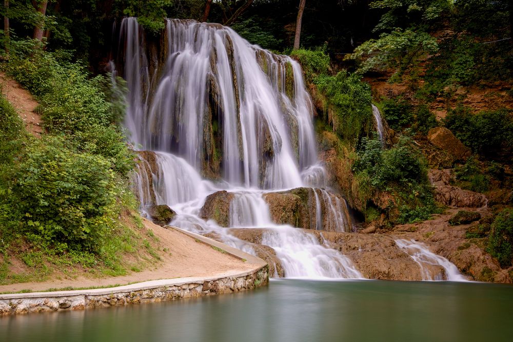Vodopád v dedinke Lúčky.