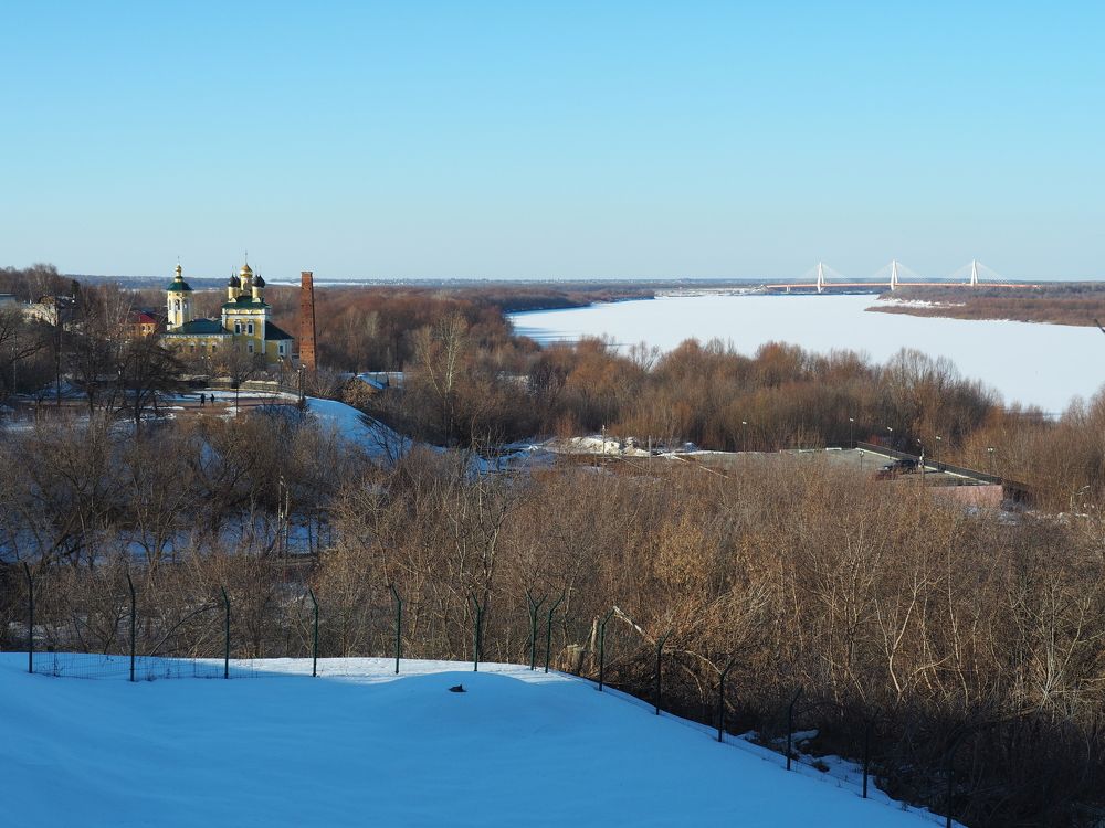 Зимний городской пейзаж