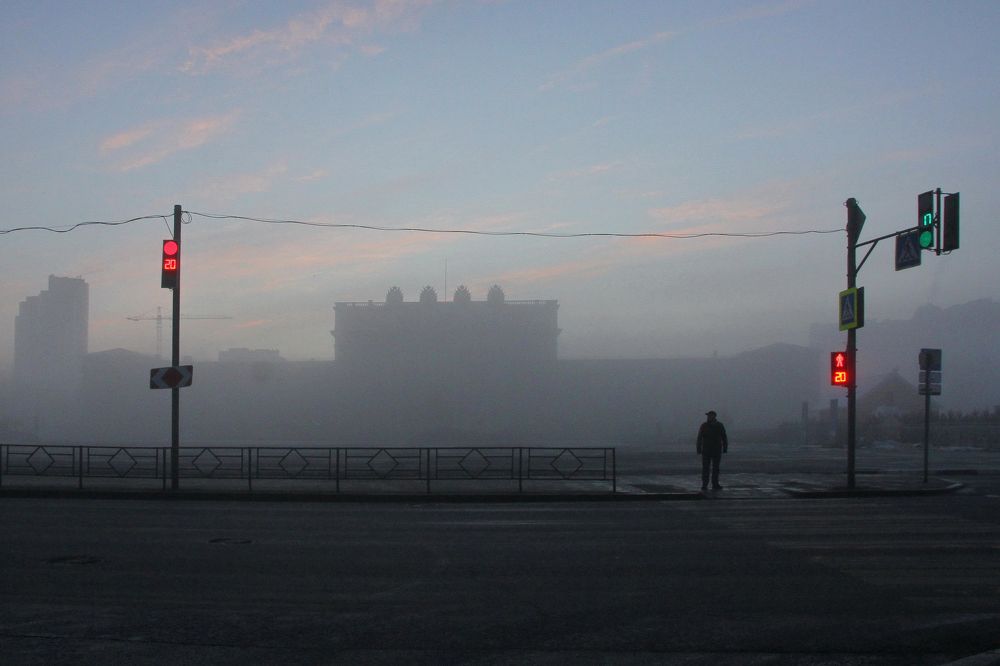 Туман в городке Самара