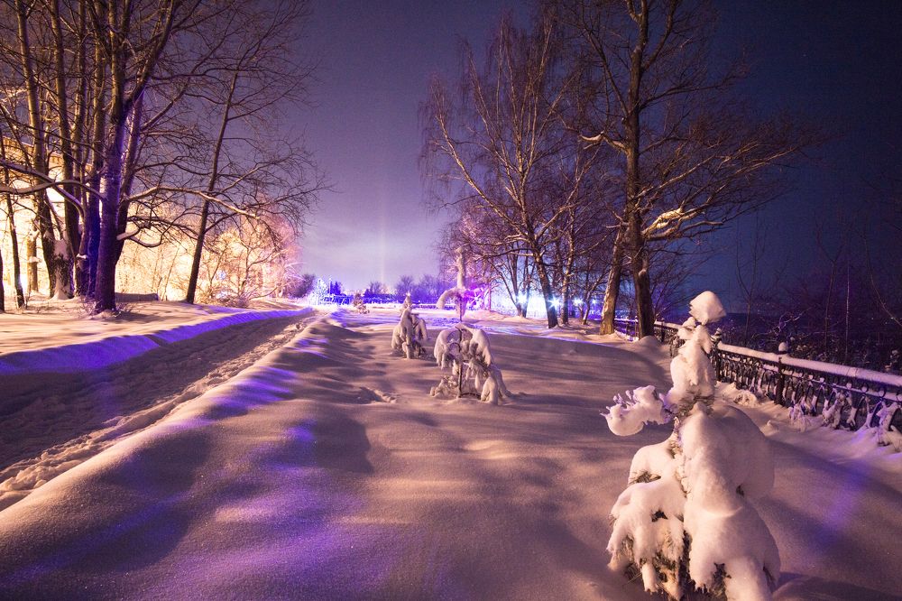 Зимняя ночь.