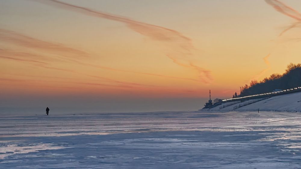 В предрассветный туман