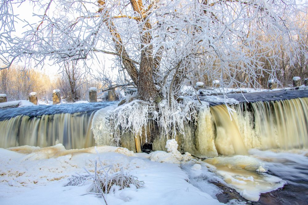 Карамельный водопад (зимняя версия)