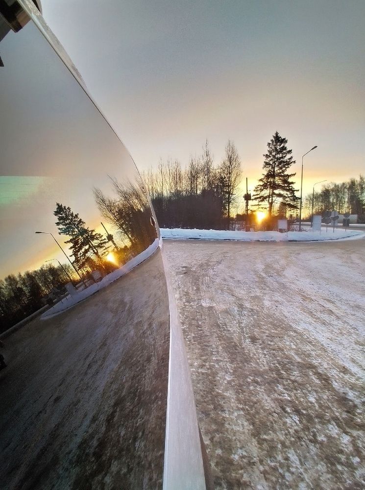 На заправке