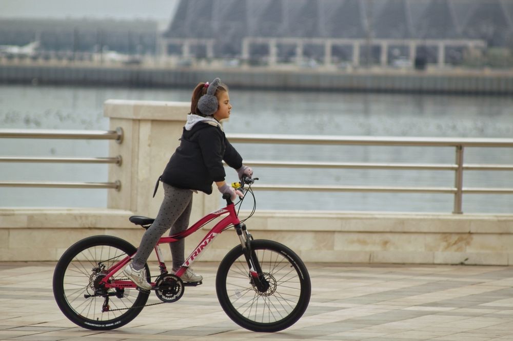 Велогонщица...