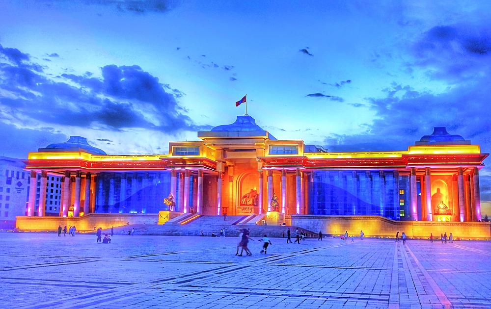 government buildings and ordinary citizens