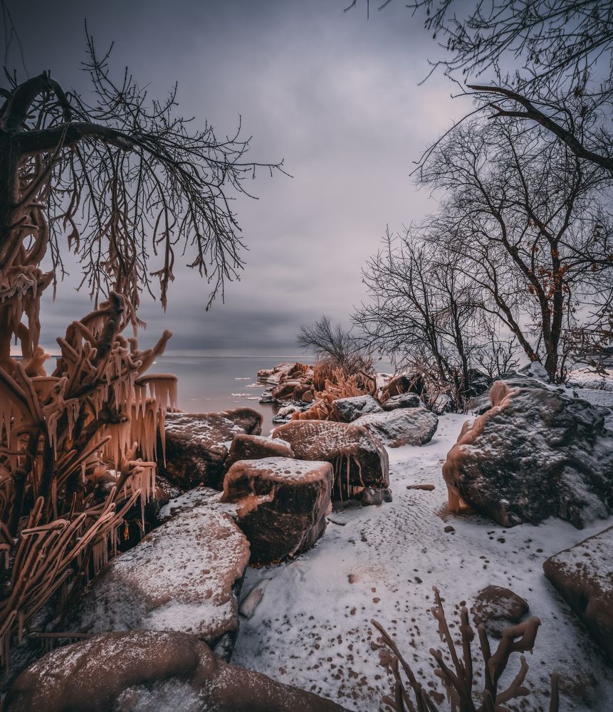 Вмерзли, уже до весны.