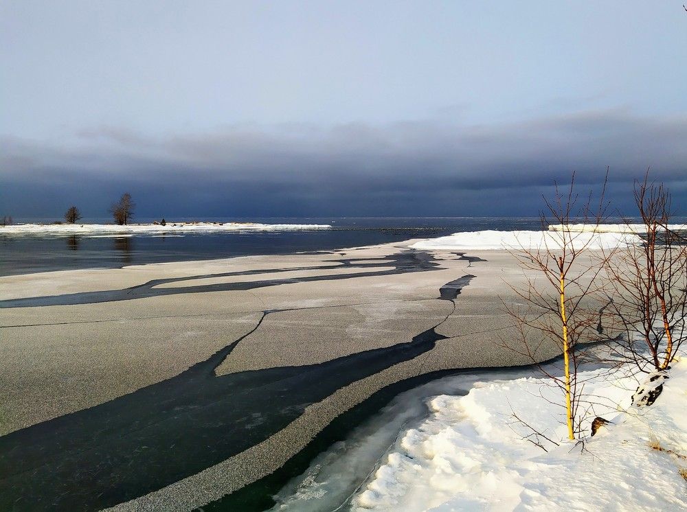 Ледостав на Снежной