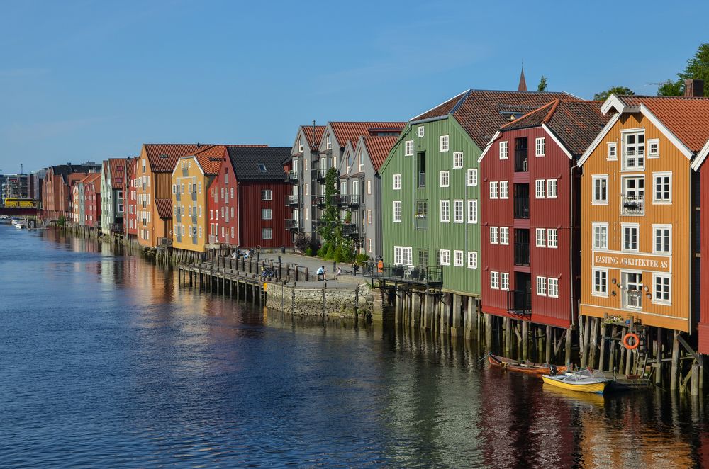 Трондхейм в ярких цветах