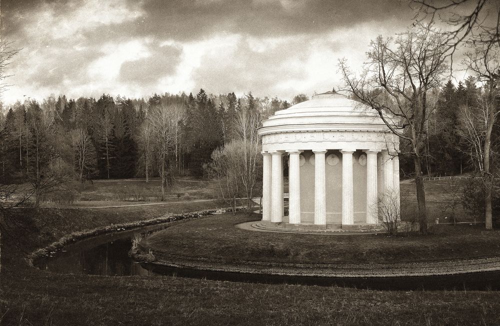 The Temple of Friendship in Pavlovsky Park, Russia