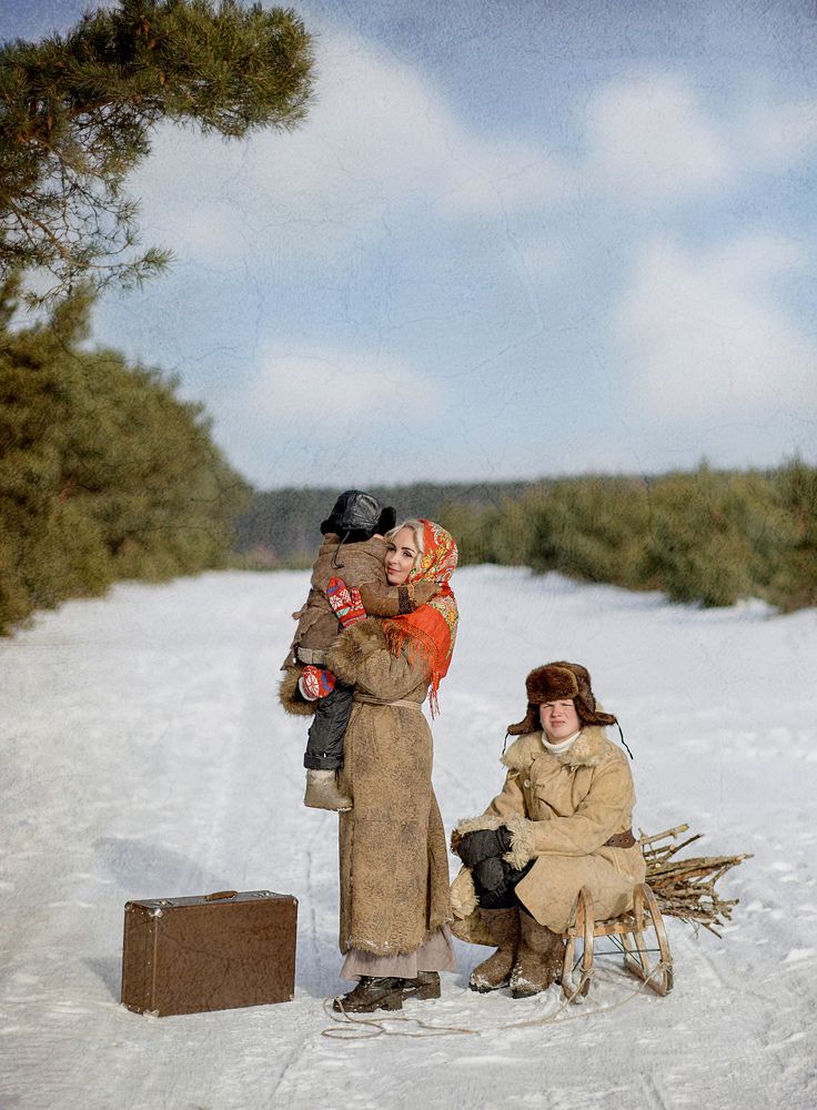 На проселочной дороге