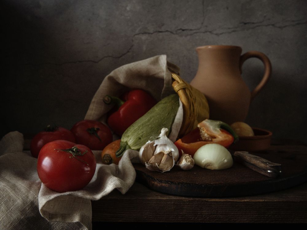 Rustic style stilllife .