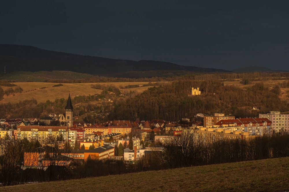 Západ slnka v Bardejove