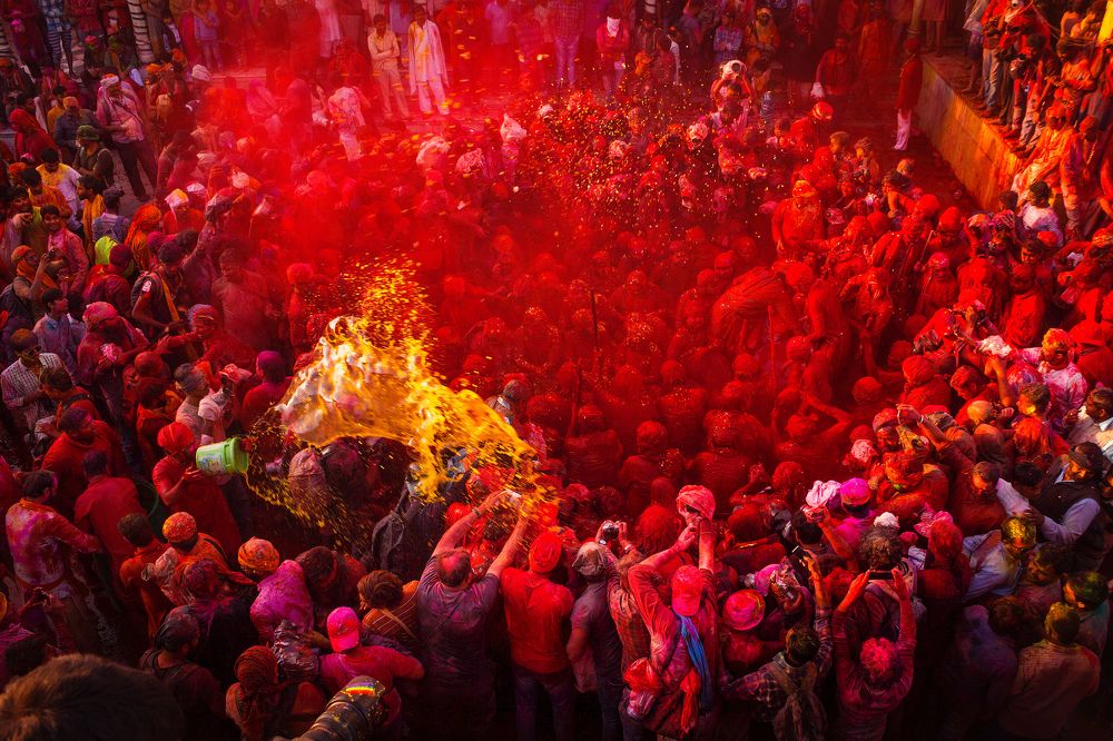 Colour of light in mathura